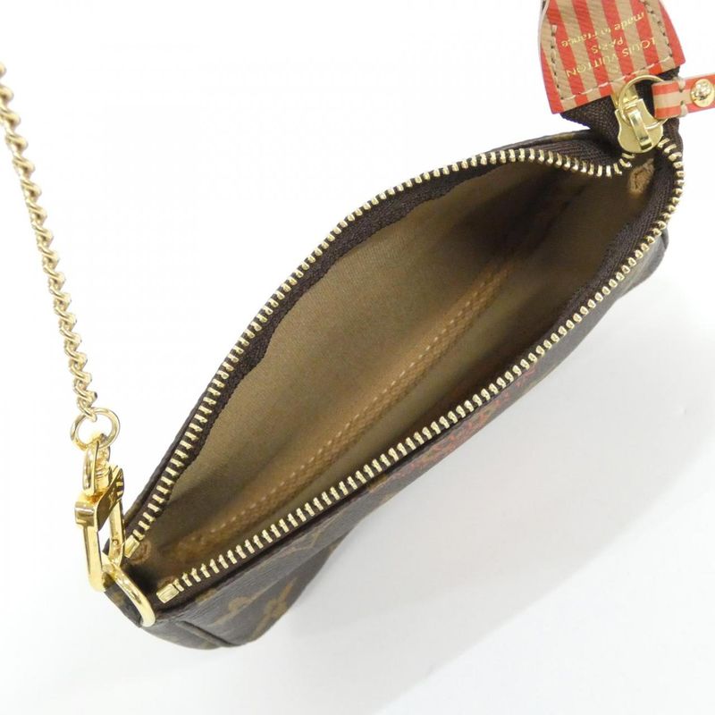Louis Vuitton Monogram (trunks & Locks) Mini Pochette Accessory M60417 Accessory