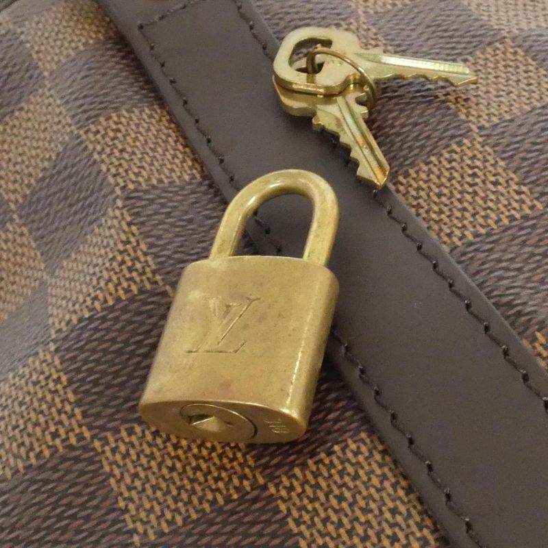 Louis Vuitton Damier Speedy Bandouliere 25cm (9.84in) N41368 Boston Bag