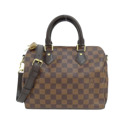 Louis Vuitton Damier Speedy Bandouliere 25cm (9.84in) N41368 Boston Bag