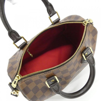 Louis Vuitton Damier Speedy Bandouliere 25cm (9.84in) N41368 Boston Bag