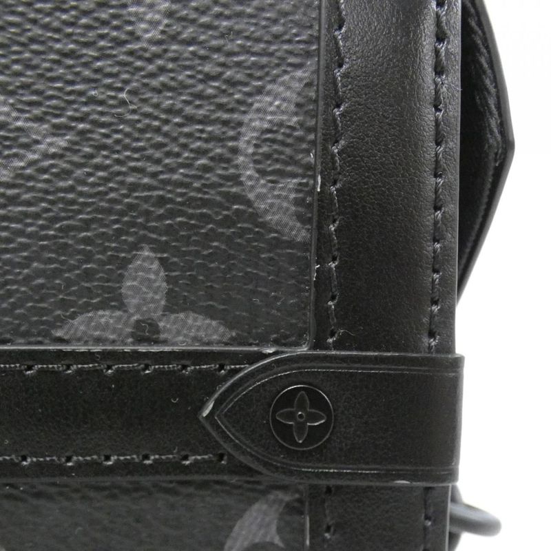 Louis Vuitton Monogram Eclipse Vertical Trunk Wearable Wallet M82077 Shoulder