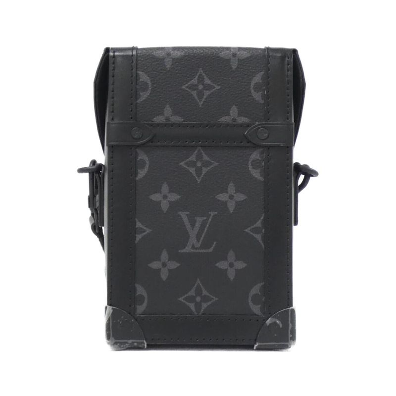 Louis Vuitton Monogram Eclipse Vertical Trunk Wearable Wallet M82077 Shoulder