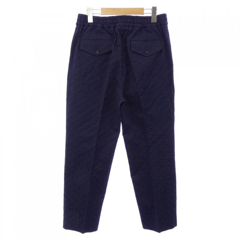 Gucci GG Cotton Canvas Pants GG Pattern 698725 Z8a1m Pants