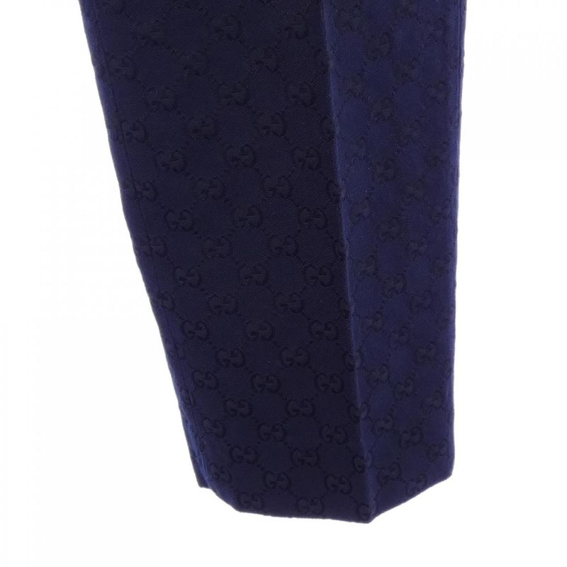 Gucci GG Cotton Canvas Pants GG Pattern 698725 Z8a1m Pants