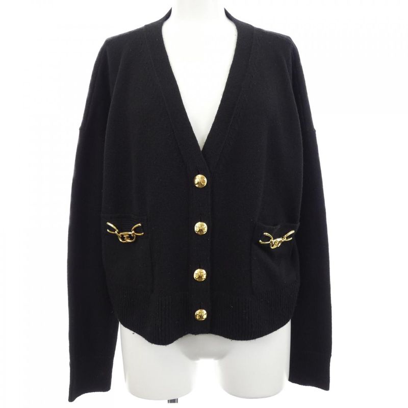 Celine Triomphe Gourmet Cropped 2a87t207o Cardigan