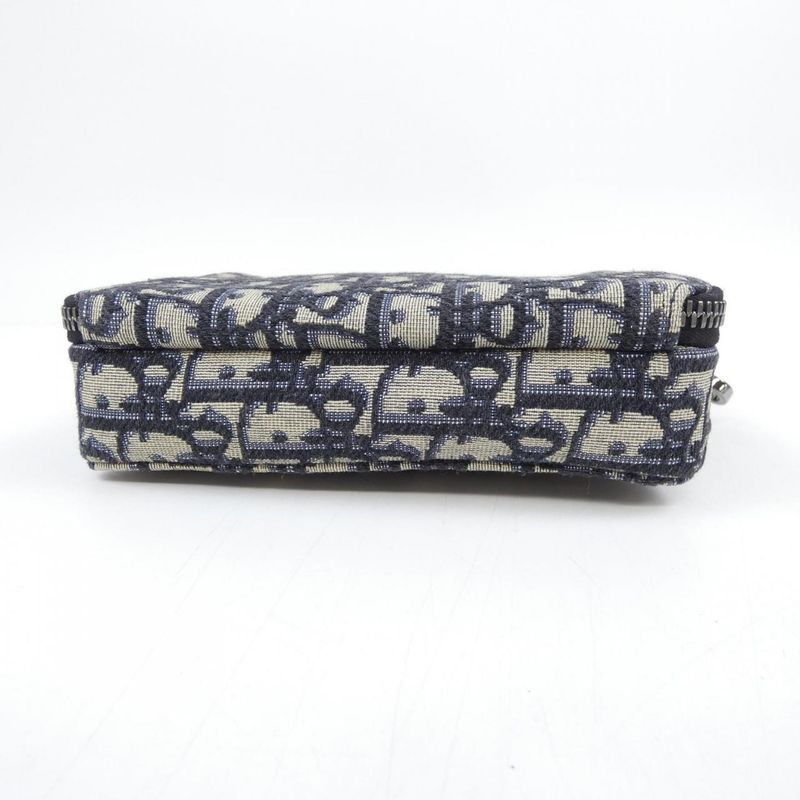 Dior Zip Pouch With Strap Oblique Jacquard 2obbc119yse BAG