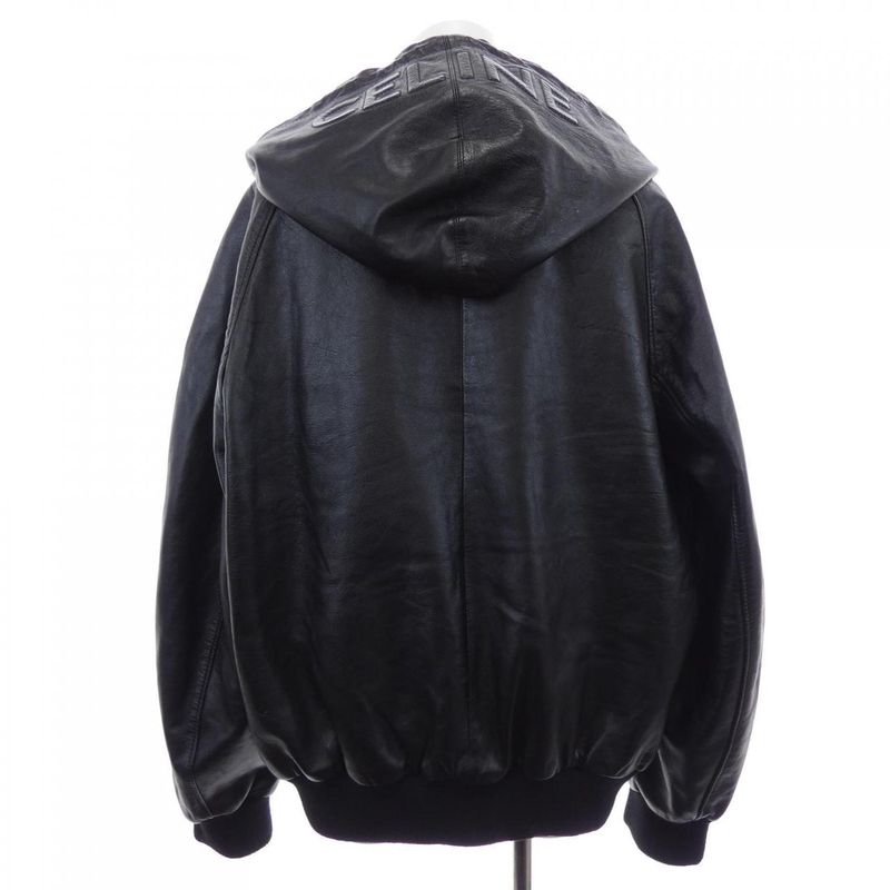 Celine Hooded Celine Jacket 2ec25280d Leather Jacket