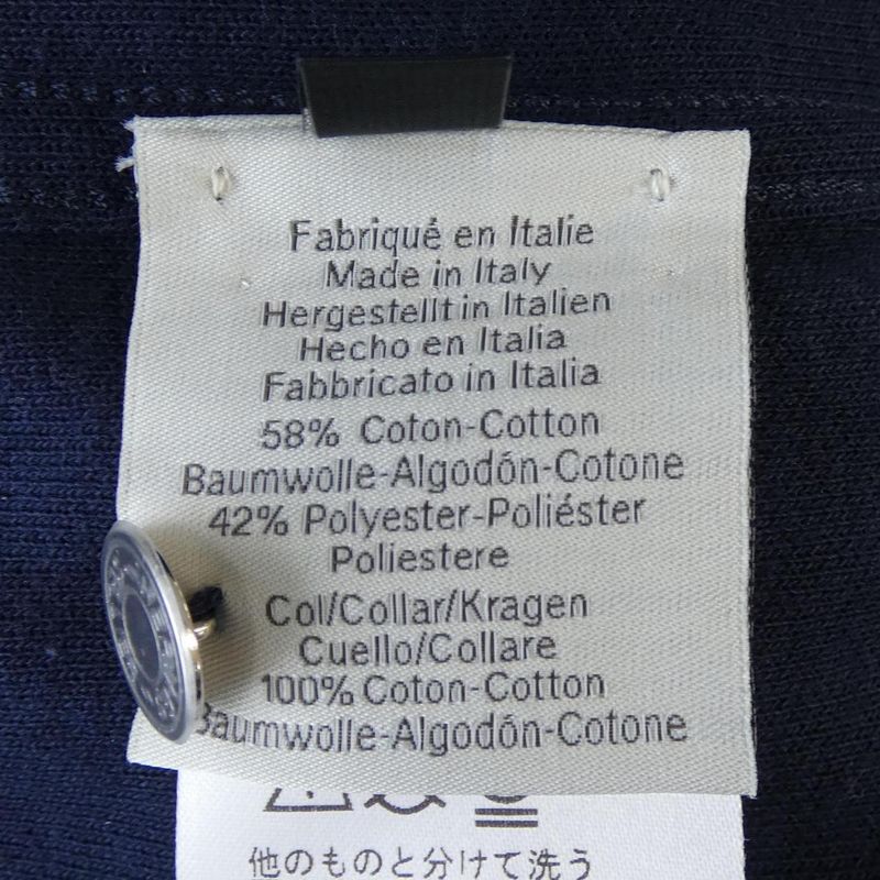 Hermes Crude Cell Men's H800271e Double Jeux Polo Shirt