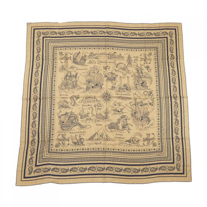 Hermes Tatouages Marins Bandana H243374s Carre Geant140 Shawl