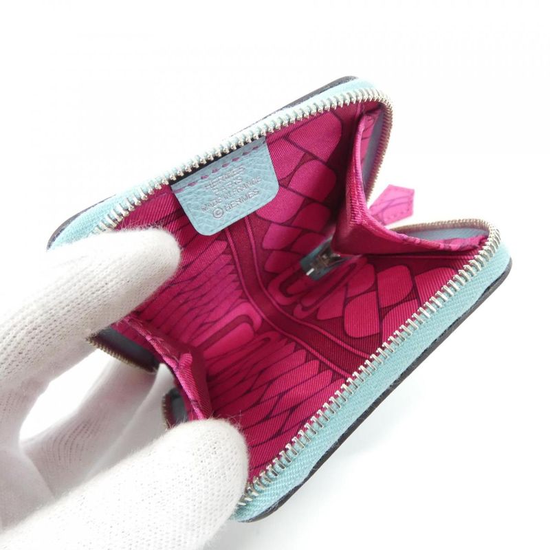 Hermes CLIC CEST NOUE Silk In Porto Monet 069650ck Coin Case