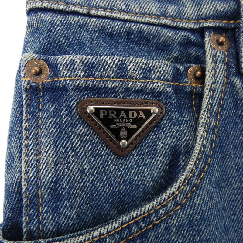 Prada Triangle Logo Gfp519 SOOO 12OY Jeans