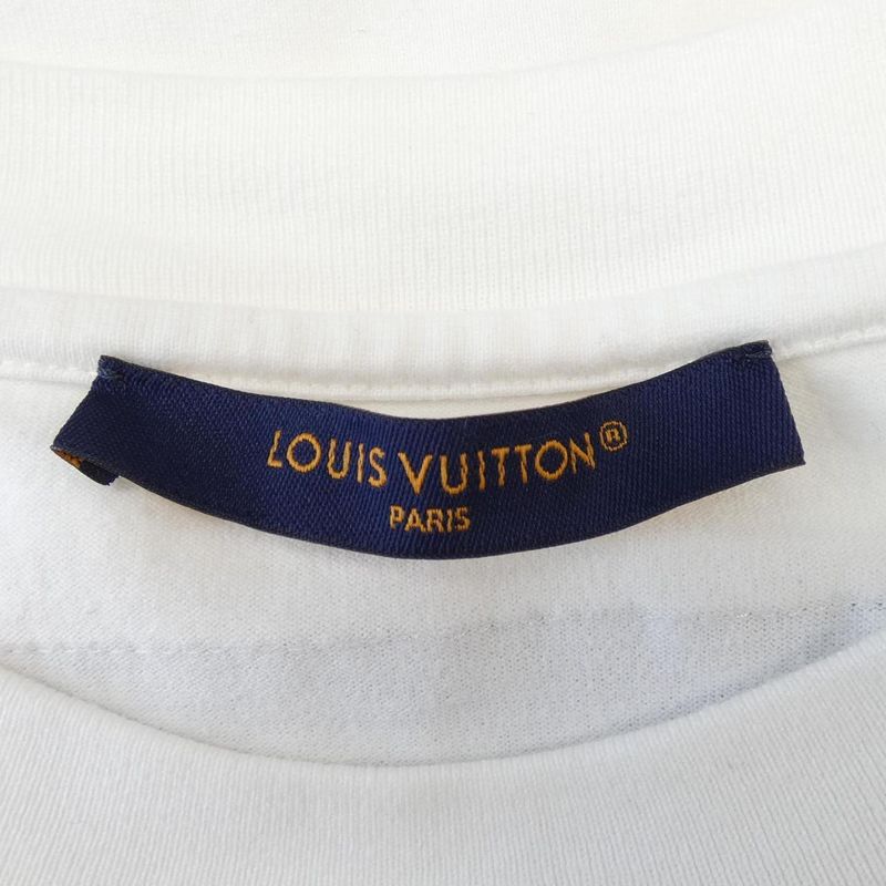 Louis Vuitton Embossed LV Cotton T-shirt Hny55wdt3 T-shirt