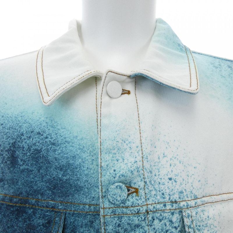 Louis Vuitton LV Spray Denim Jacket Hoa10wu14 Denim Jacket