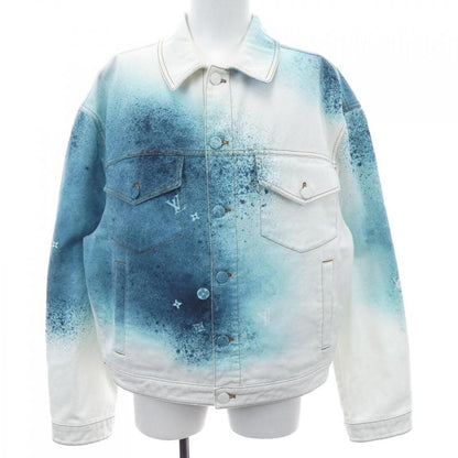 Louis Vuitton LV Spray Denim Jacket Hoa10wu14 Denim Jacket