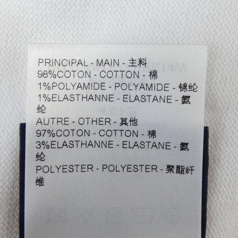 Louis Vuitton Embroidered Short Sleeve Cotton Blend Polo Shirt Hrn14wf77 Polo