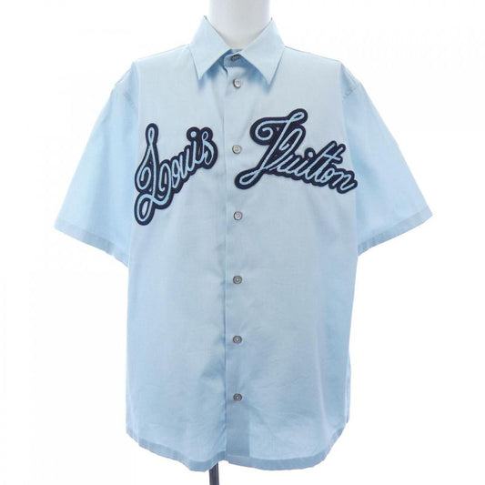 Louis Vuitton Embroidered Short Sleeve Cotton Shirt Hrs14wjxu S/S Shirt