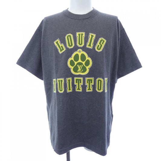 Louis Vuitton Embellished Short Sleeve Cotton Crew Neck Hsn15waur Knit