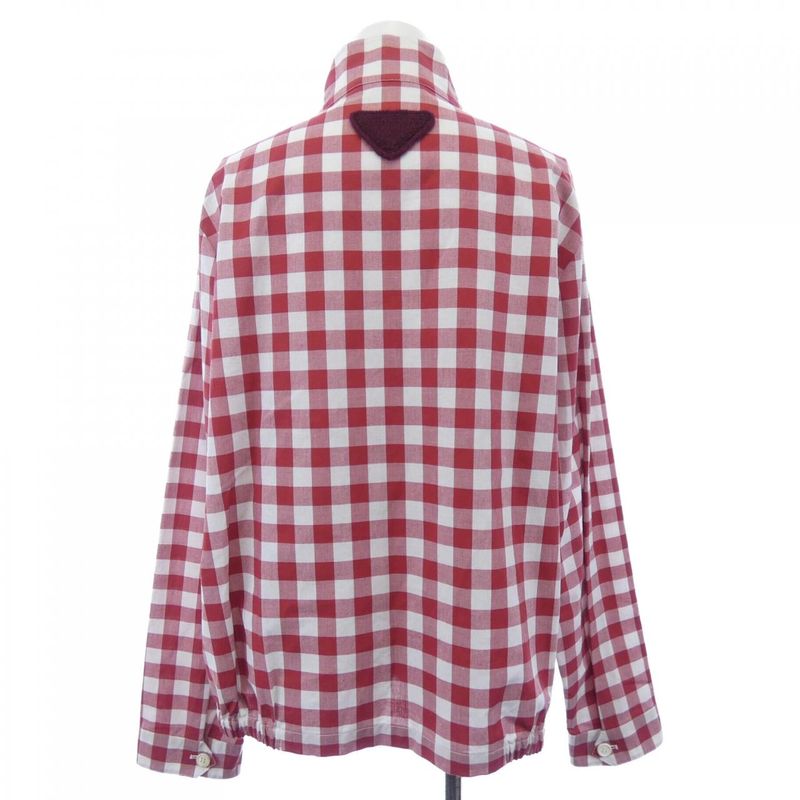 Prada Knit Triangle Logo Sgc246 S231 12OB Jacket