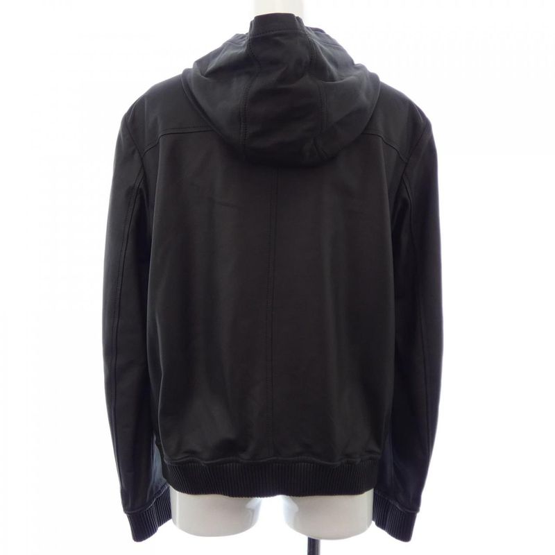 Fendi Fpg345 A7EJ Leather Jacket