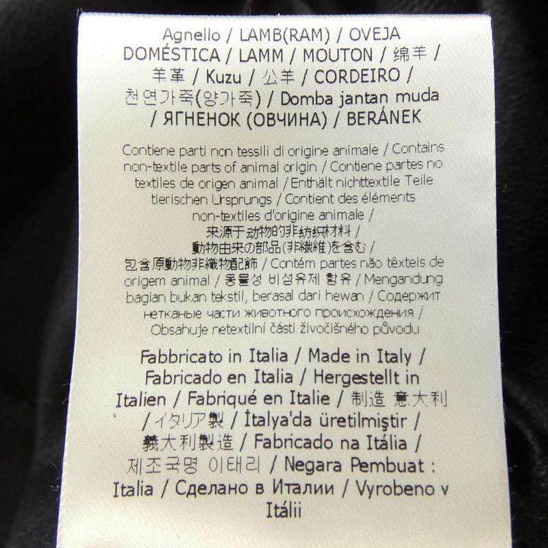 Fendi Fpg345 A7EJ Leather Jacket