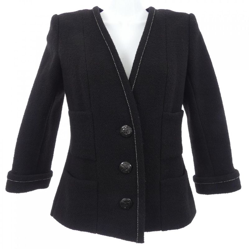Chanel P52637v37037 15K Collarless Jacket