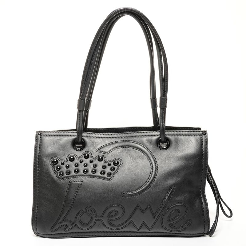 Loewe Shoulder Bag Logo Leather Tote