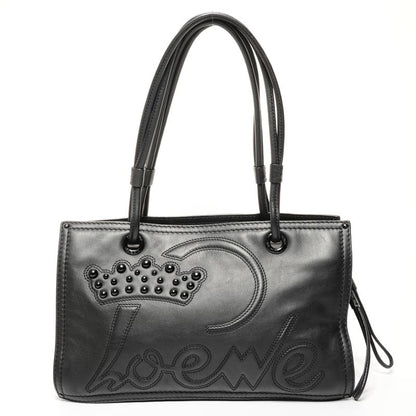 Loewe Shoulder Bag Logo Leather Tote
