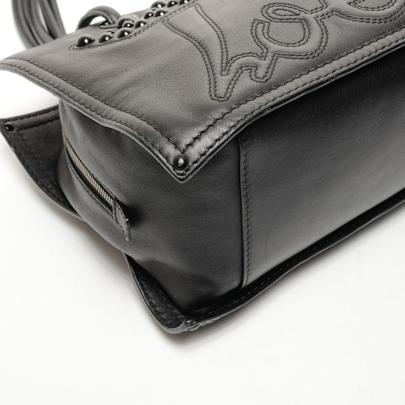 Loewe Shoulder Bag Logo Leather Tote