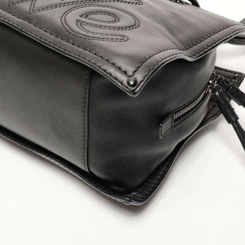 Loewe Shoulder Bag Logo Leather Tote