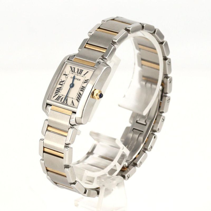 Cartier Tank Française SM Combi W51007q4 Ssxyg Quartz