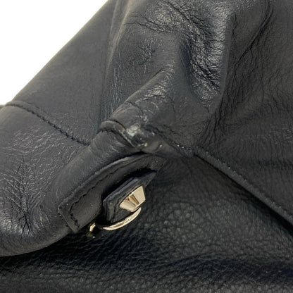 Balenciaga Tote Bag Paper A4 357331 Dark Navy Leather