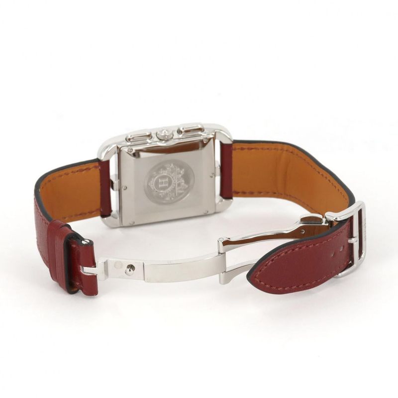 Hermes Cape Cod Chronograph Cc1.910 SS Quartz