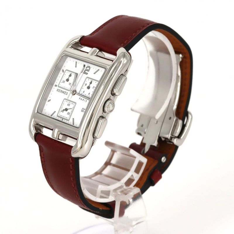 Hermes Cape Cod Chronograph Cc1.910 SS Quartz