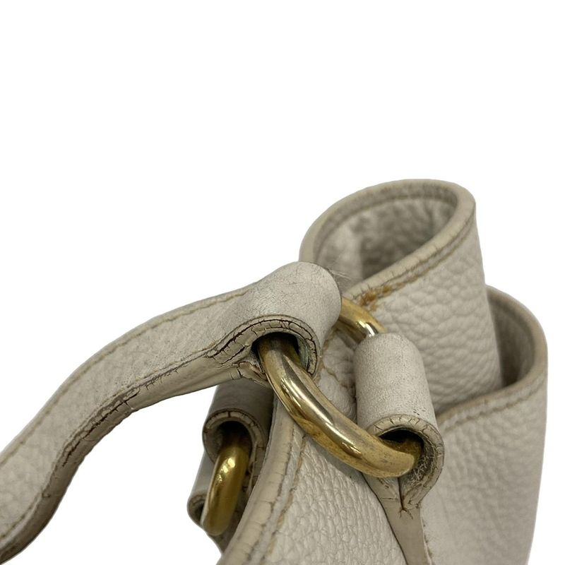 Prada Tote Bag - Ivory Leather Tag Leather