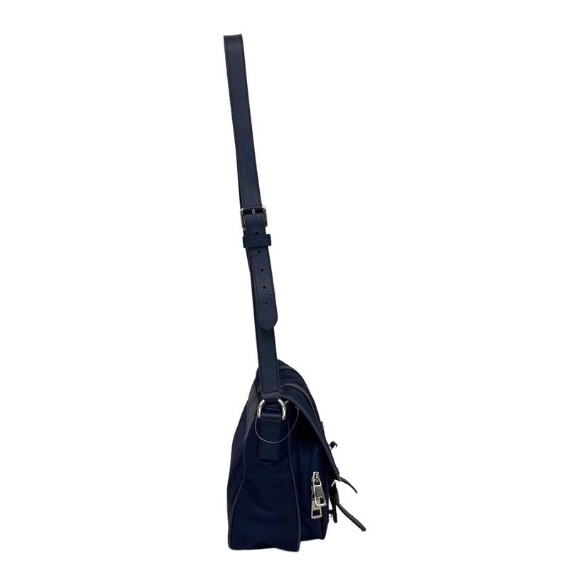 Gucci Shoulder Bag GG Pattern 510335 Navy Leather