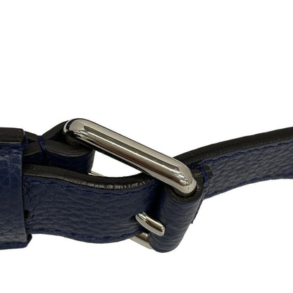 Gucci Shoulder Bag GG Pattern 510335 Navy Leather