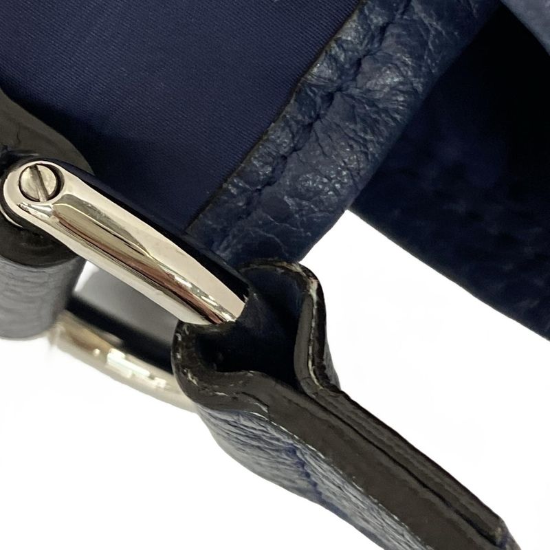 Gucci Shoulder Bag GG Pattern 510335 Navy Leather