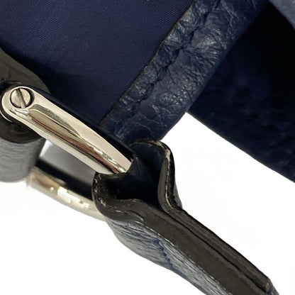 Gucci Shoulder Bag GG Pattern 510335 Navy Leather