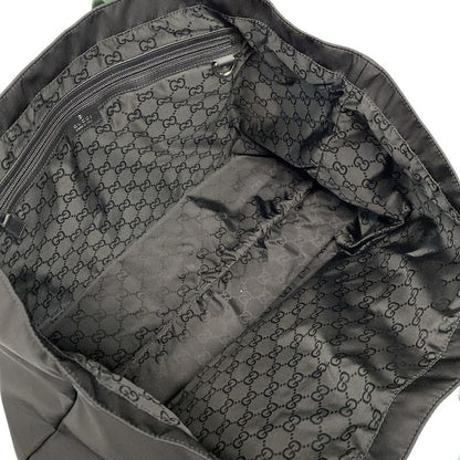 Gucci Tote Bag Logo Large Tote Sherry (web) 802172 Black