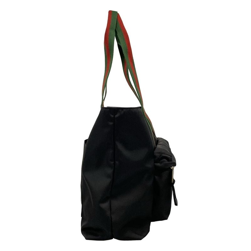 Gucci Tote Bag Logo Large Tote Sherry (web) 802172 Black