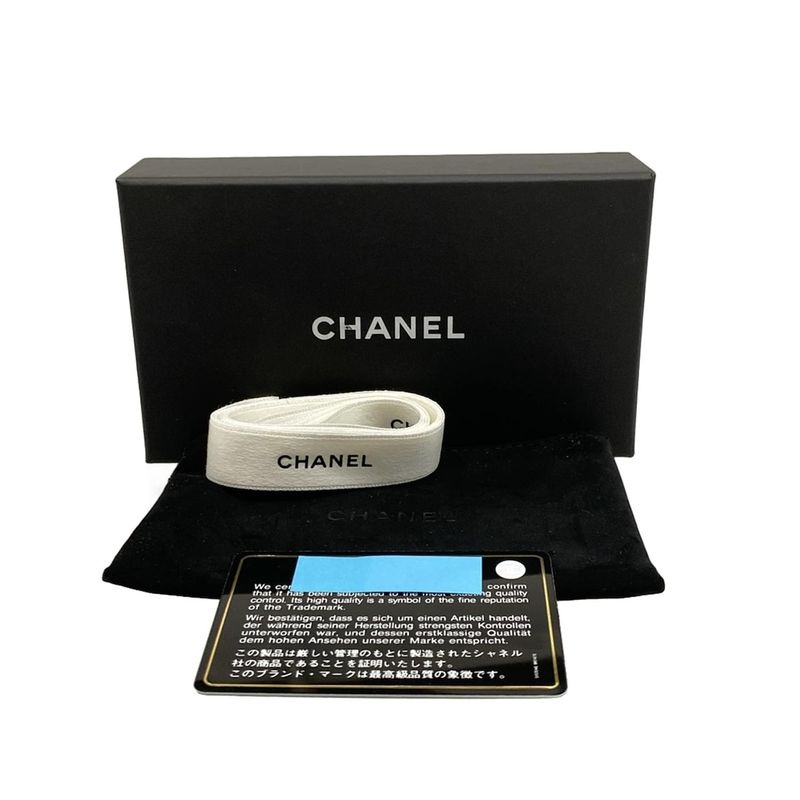 Chanel Card Case Matelasse Ap0213 Black Gold Hardware Coco Mark