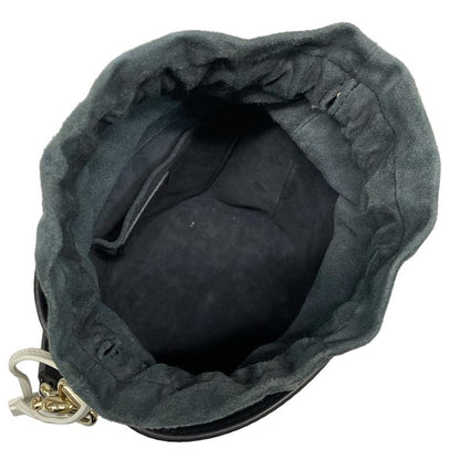 Dior Christian Dior Handbag Vibe Small Bucket Bag Dark Navy X White Drawstring