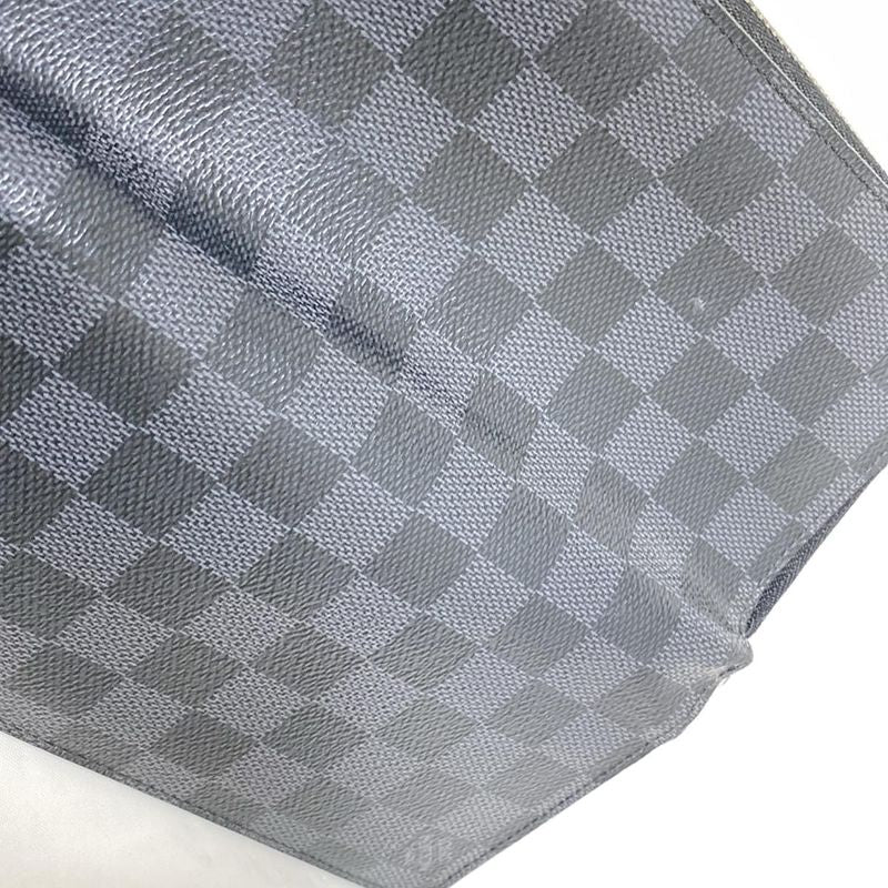 Louis Vuitton Long Wallet Damier Graphite Zippy Wallet Vertical N63095 (new