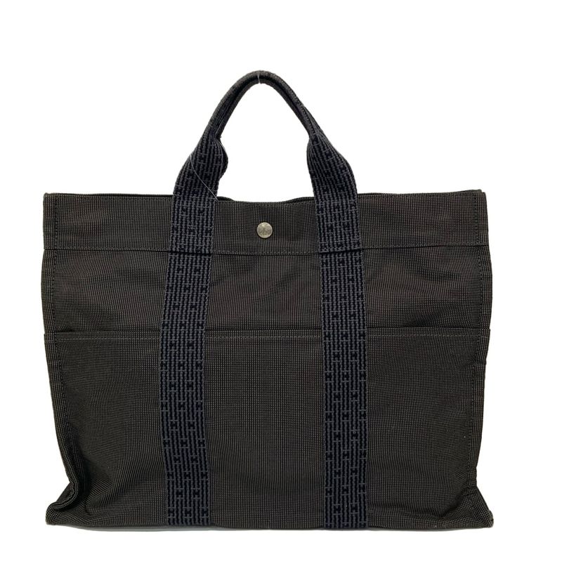 Hermes Tote Bag Her Line Tote MM Gray New Shape Hardware