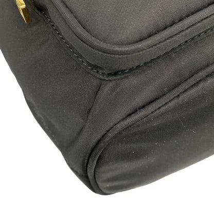 Prada Handbag Duet 1bh038 Black Drawstring Shape Re-nylon Leather