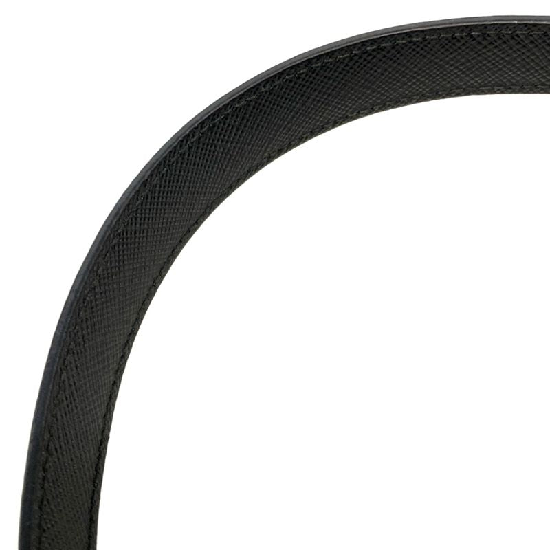 Prada Handbag Duet 1bh038 Black Drawstring Shape Re-nylon Leather