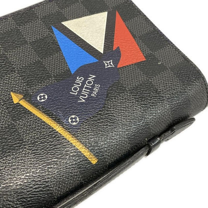 Louis Vuitton Long Wallet LV League Collection Zippy XL N64441 Damier Graphite