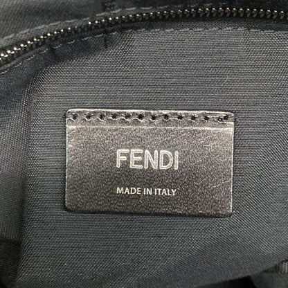Fendi Backpack Sac - 7vz057 Beige X Black 2way Drawstring Shape Logo Leather
