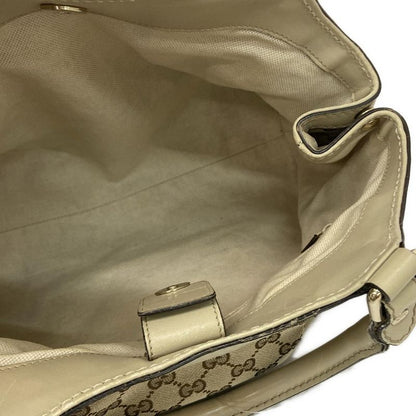 Gucci Tote Bag Sookie GG Pattern 211944 Beige X Ivory Leather
