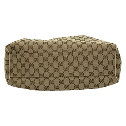 Gucci Tote Bag Sookie GG Pattern 211944 Beige X Ivory Leather
